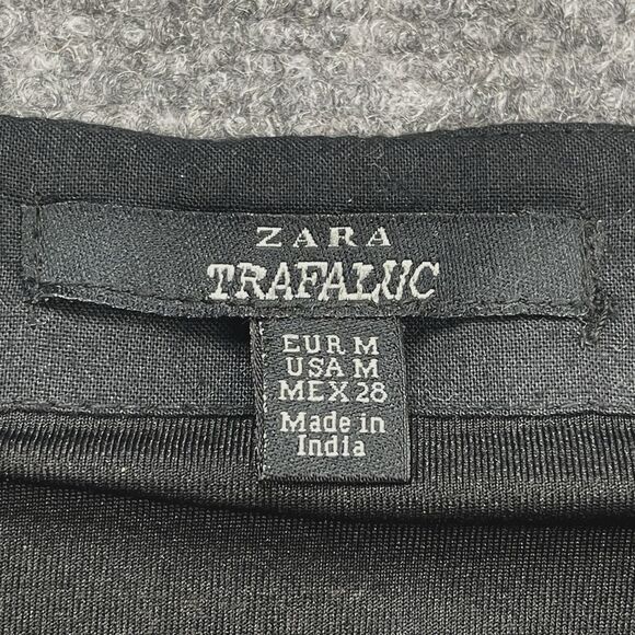 Zara Trafaluc Muliticolor Beaded Aztec Mini Skirt Womens Medium Lined Side Zip - Picture 3 of 11